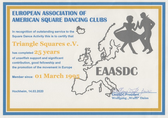 25 Jahre Triangle Squares im EAASDC